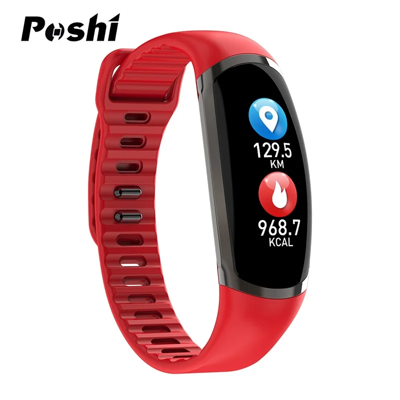 

POSHI Smart Sport Watch Waterproof Step Count Sleep Monitor Fitness Watch Blood Pressure Smart Watch men for Android iOS