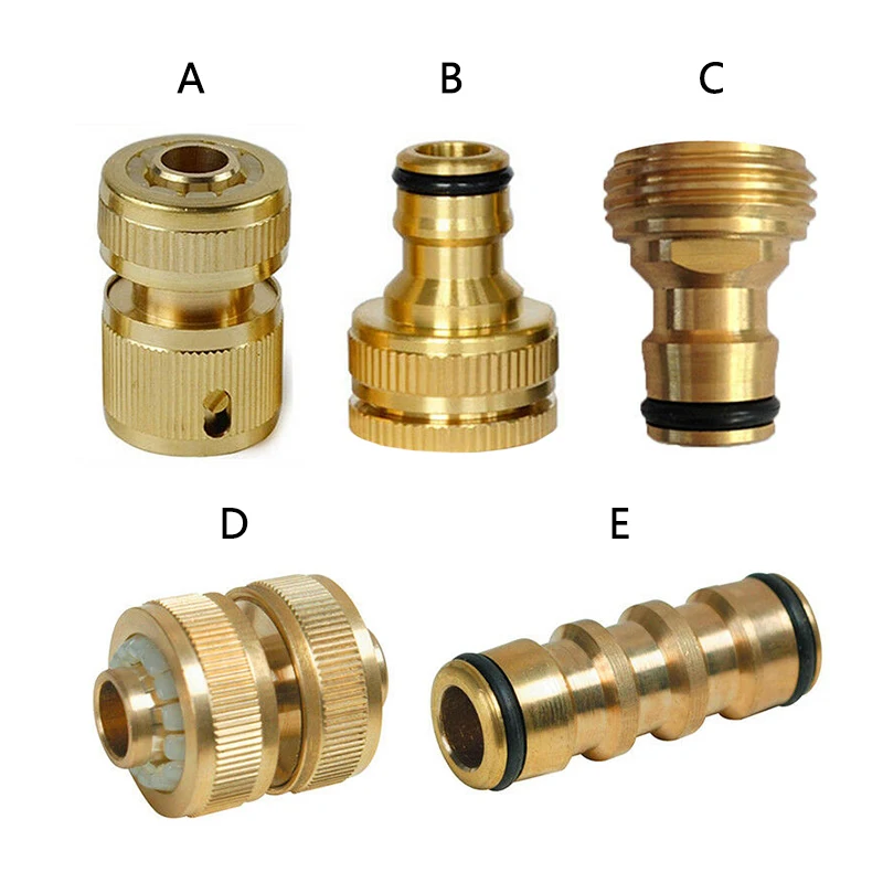 Новая Резьбовая латунная садовая Металлическая насадка на шланг ...