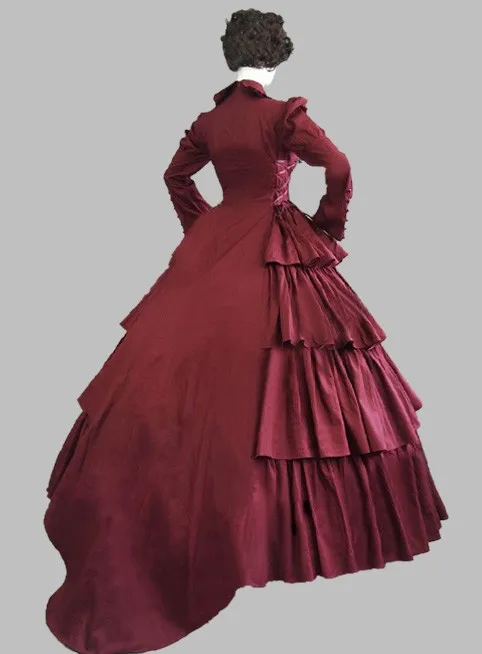 19th Century Boutique Kleidung Viktorianischen Ara Kleid Burgerkrieg Ballkleider Und Southern Belle Kleider Costume Made Prom Dresses Costume Buttonsdress Shirt Neck Fit Aliexpress