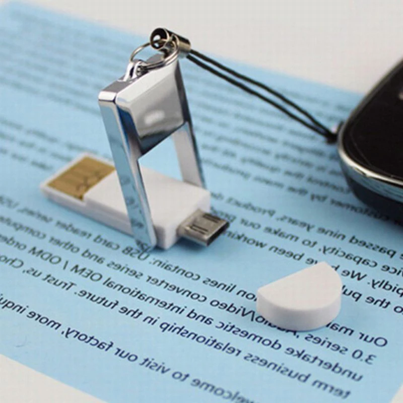 

2 in 1 Lector Leitor de Tarjetas Cartao de Memoria Micro SD to USB OTG TF CardReader Microsd Cardreader For samsung Cabo adapter