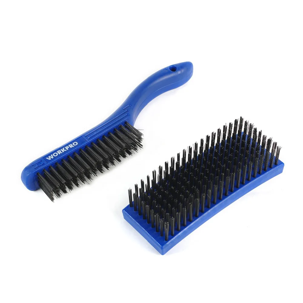 Buy WORKPRO High Quality 2PC Stainless Steel Brush Set