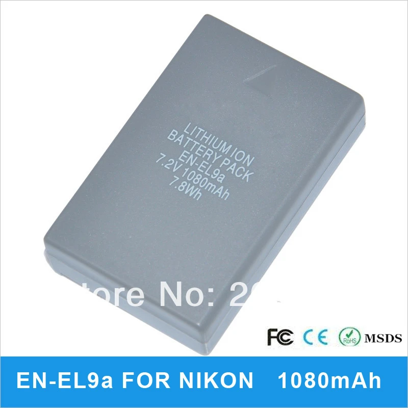 Digital Battery Enel9a 1080mah 7.2v 7.8wh For Nikon Digital Camera