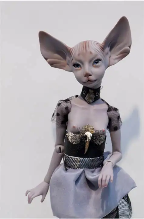 

1/4 BJD Dolls Constantine Cream/ Sphynx cat/ Noble Radicelle Resin Figures model Naked Toy Gift For Christmas Or Birthday