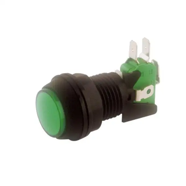 Красная светящаяся кнопка с микропереключателем 2 W 16A электро DH 11 526/R