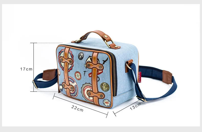Vintage unique camera shoulder bag PM50515-4