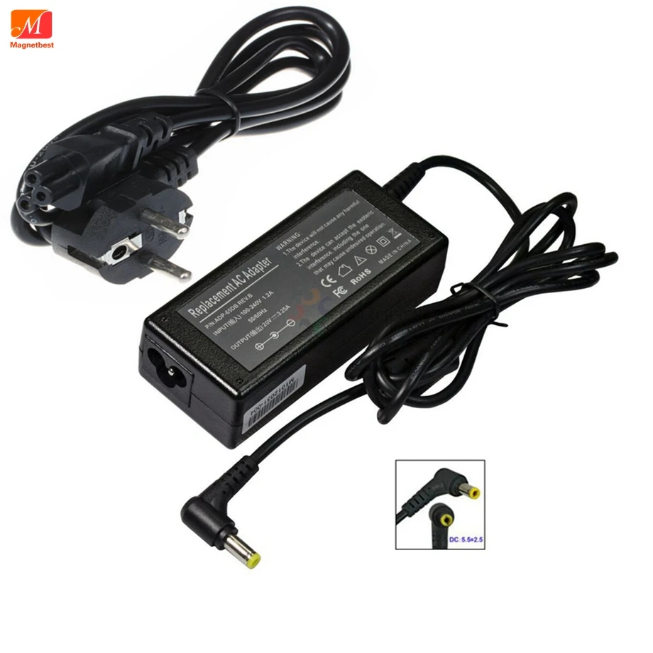

20V 3.25A Laptop AC Adapter Charging for Lenovo IdeaPad G455 G460 G460A G570 G550 G430 G450 G475 G555 G560 G460A Power Supply