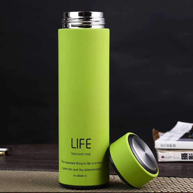 

500ml Thermos Coffee Cup Double Wall Insulated Vacuum Flask Stainless Steel Thermal Water Bottle Travel Mug Coffee Tea Thermocup