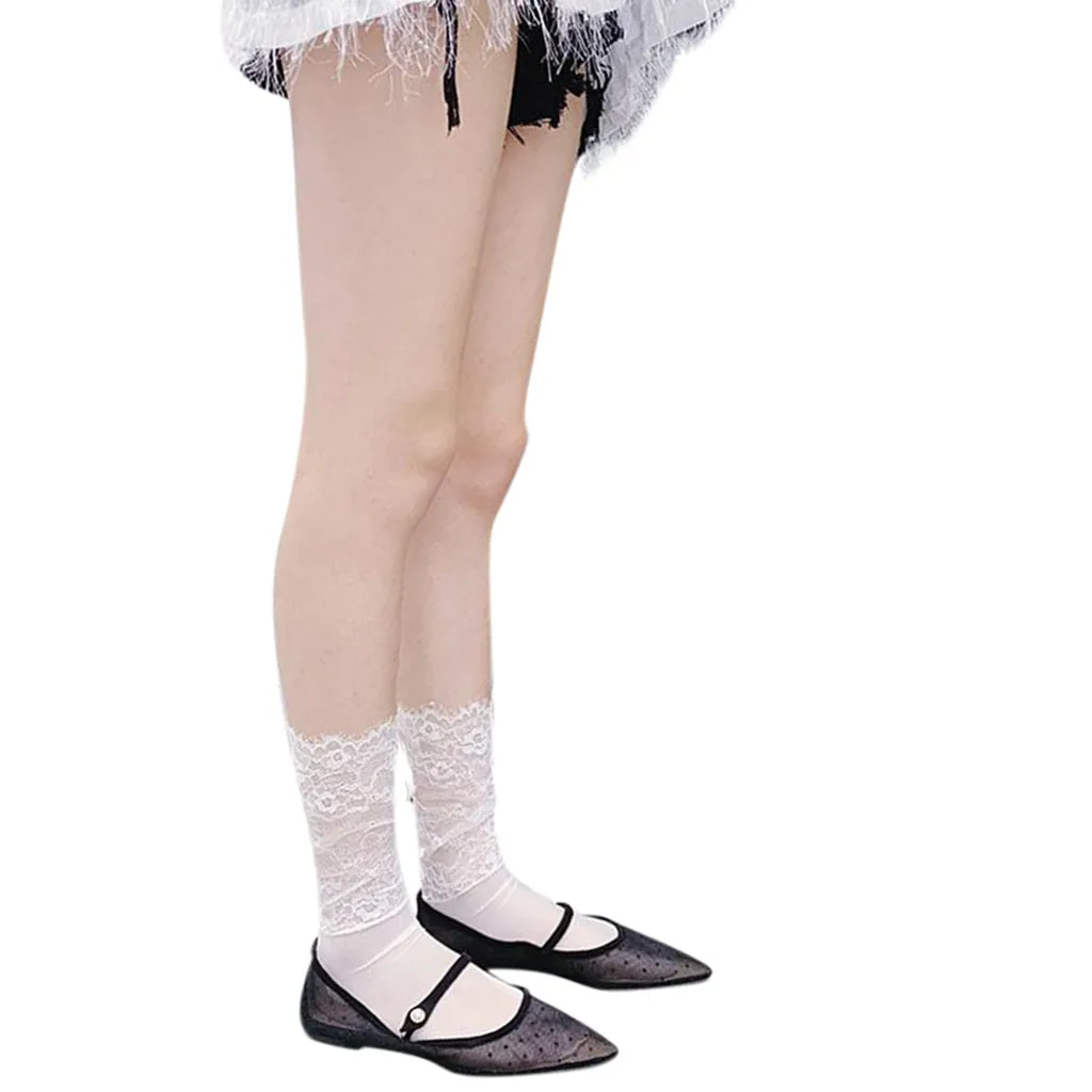 harajuku socks Women's Summer streetwear Breathable Lace Bow Cute Socks