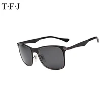 Новая мужская Роскошный Сплав Frame Поляризованный Темные Очки Солнцезащитные Очки Водителя Зеркало Спорта На Открытом Воздухе Солнцезащитные Очки Профилактики Ультрафиолетового