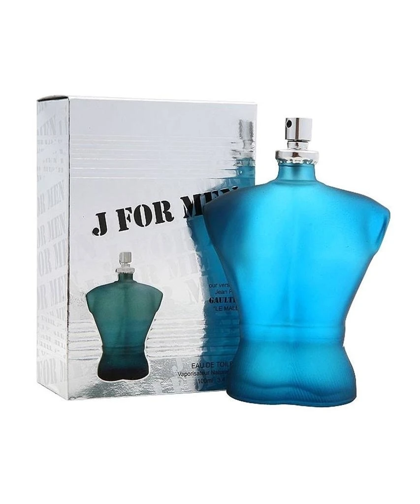 J FOR MEN Cologne Spray 100ml 3.4fl EDT Impression of LE MALE NIB on