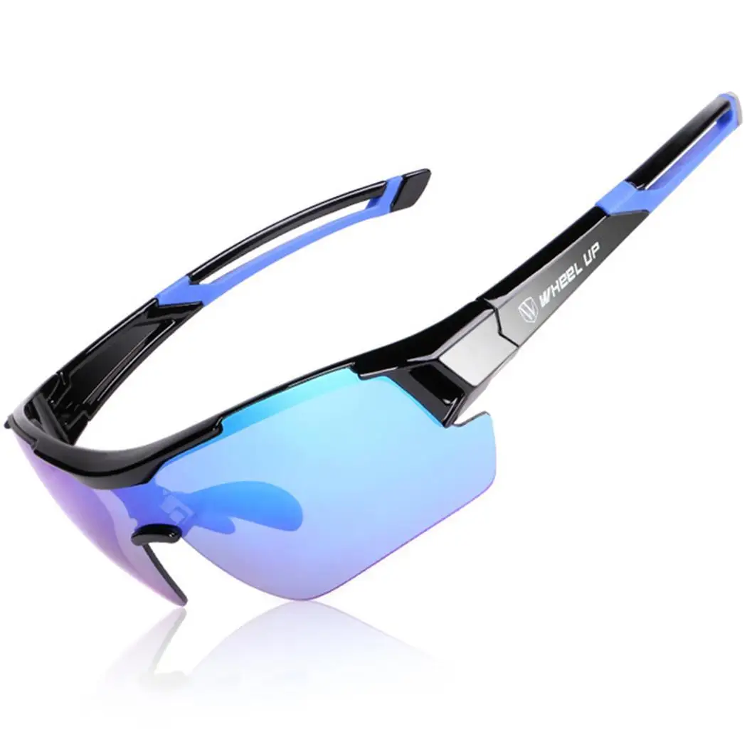 Велоспорт солнцезащитные очки для женщин Бег для мужчин Óculos ciclismo спортивные очки поляризованные очки MTB Аксессуары велосипеда gafas ciclismo - Цвет: blue