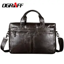 OGRAFF Genuine leather Men Bag Handbags Briefcases Shoulder Bags Laptop Tote bag men Crossbody Messenger Bags Handbags designer OGRAFF Genuine leather Men Bag Handbags Briefcases Shoulder Bags Laptop Tote bag men Crossbody Messenger Bags Handbags designer