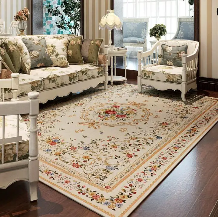 120x180cm Simple Countryside Carpet For Living Room Flower Bedroom 120x180cm Simple Countryside Carpet For Living Room Flower Bedroom Rugs And Carpets Door Mat Coffee Table Area Rug Kids Play In From Home