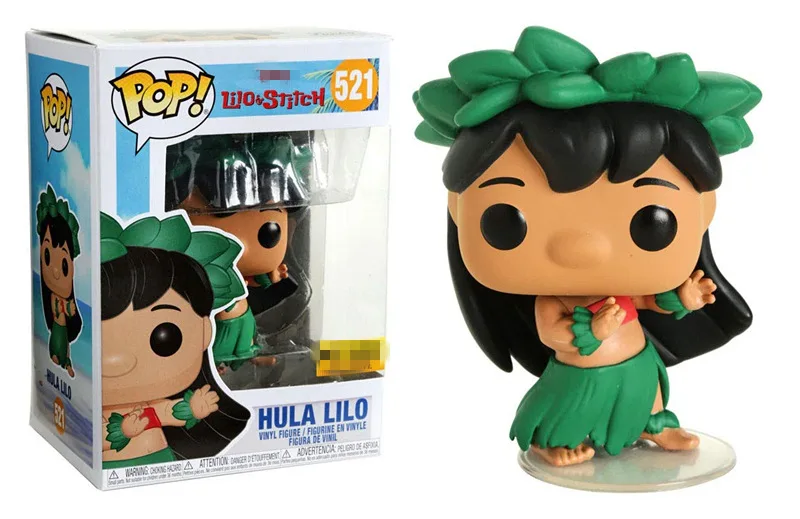 Эксклюзивный официальный Funko pop Лило и Стич-Хула Виниловая фигурка Коллекционная