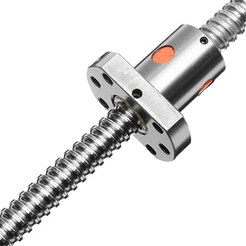 

SULEVE New 1PC SFU1204 1100mm Steel Ball Screw End Machined Ballscrew with Ballnut for CNC Parts Durable Mechanical Hardware