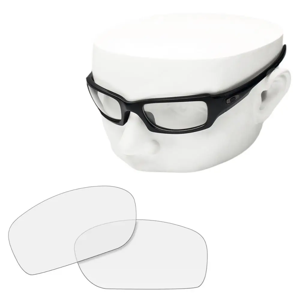 

OOWLIT Replacement Lenses of HD Clear for-Oakley Fives Squared Sunglasses