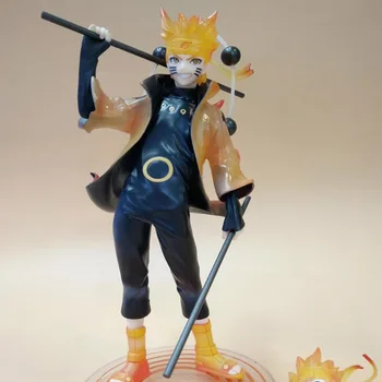

Uzumaki Naruto anime action Shippuden figure Rikudo Sennin Naruto model kids toy gift PVC cartoon 21.5cm