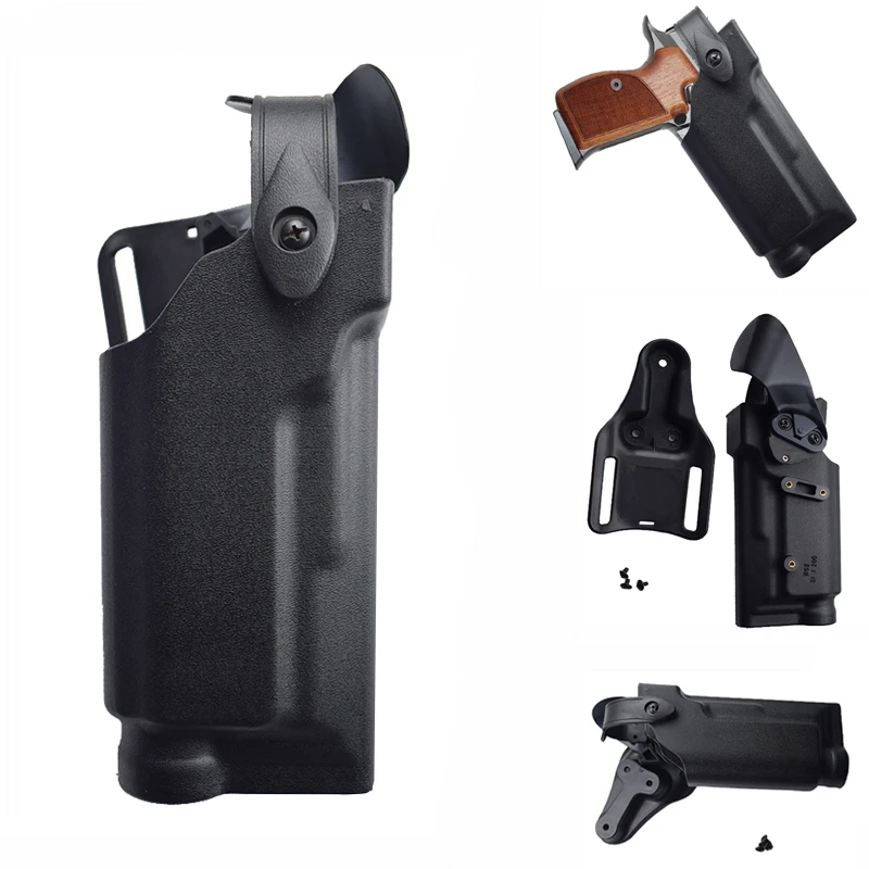 

Tactical Hunting M9 Belt Holster Beretta M9 92 96 Pistol Gun Holster Army Airsoft Waist Holster With Flashlight Right Hand Users