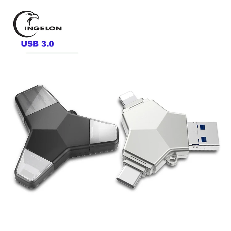 Ingelon диск на 32 ГБ Ключ карту флэш-памяти с интерфейсом usb 64 ГБ 3,0 ключ usb флешки personalizado логотип команды DJ 128 ГБ для iphone Флеш накопитель