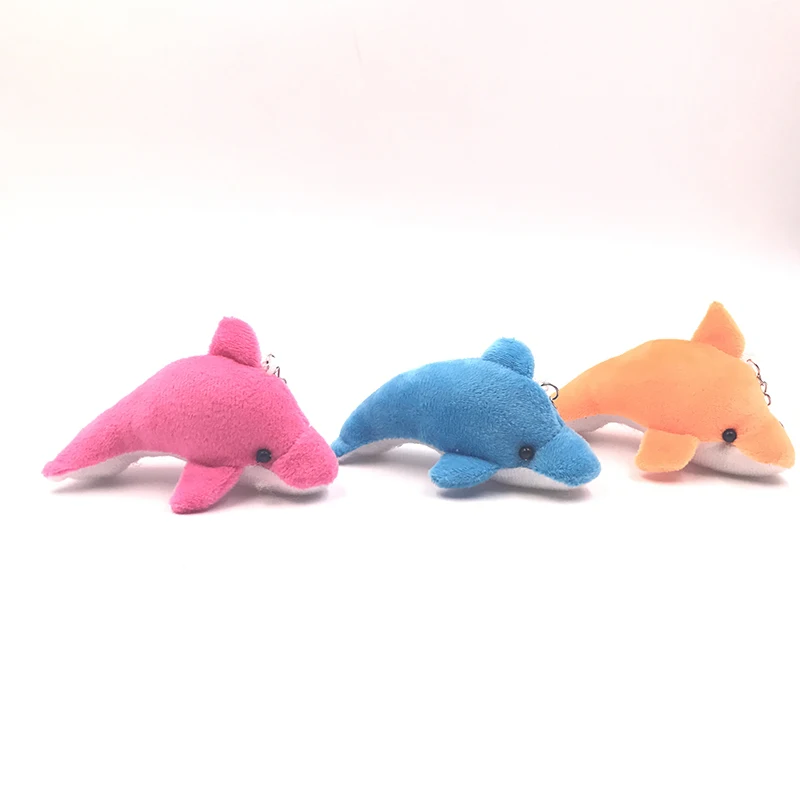 1 шт. 11 см мягкий милый мини мультфильм DIY чучело дельфина брелок животных
