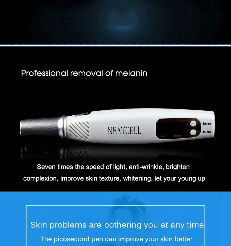 Professional Laser Freckle Removal Dark Spot Remover Laser Plasma Pen Mole Tattoo Machine Red and Blue Light Beauty Care