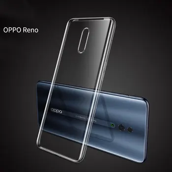 

100pcs/lot Transparent TPU Case For OPPO Reno 10X ZOOM 6.4 '' Case Soft Silicone Back Cover For OPPO A7n A5s AX5s A7 A7X R15X