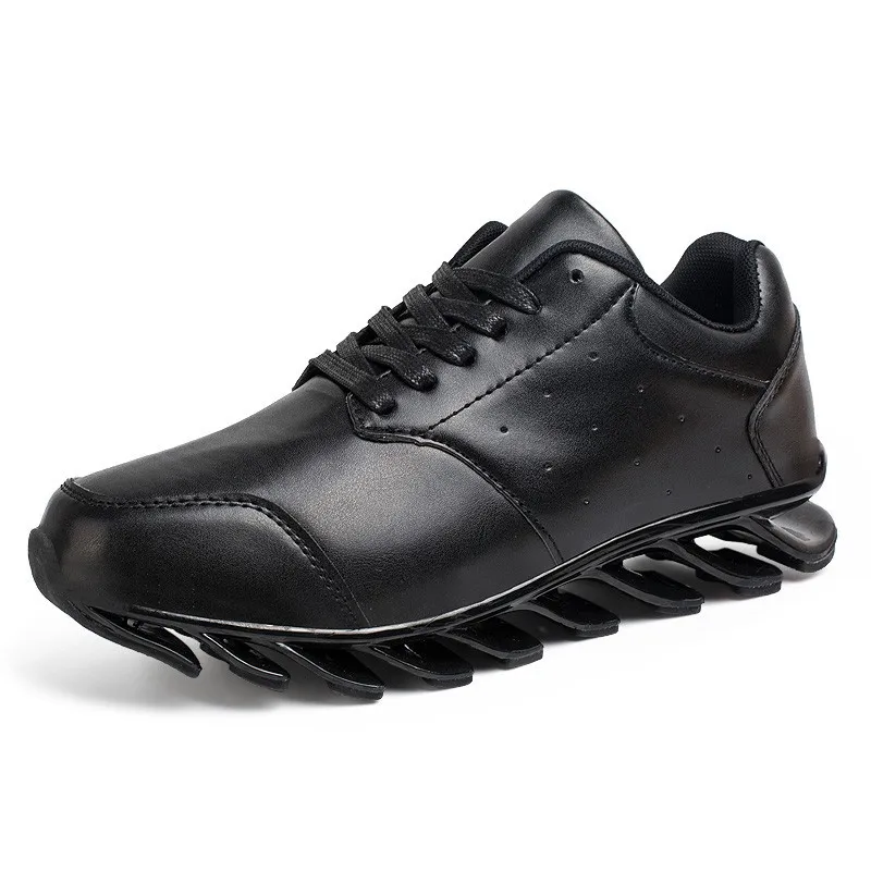 New Men Running Shoes Leather Mens Sneakers Blade Sport Shoes Athletic