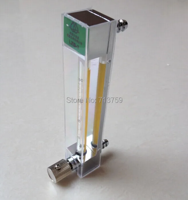 LZB 3 glass tube gas rotameter H2 flowmeter hydrogen flow meter 0 150ml