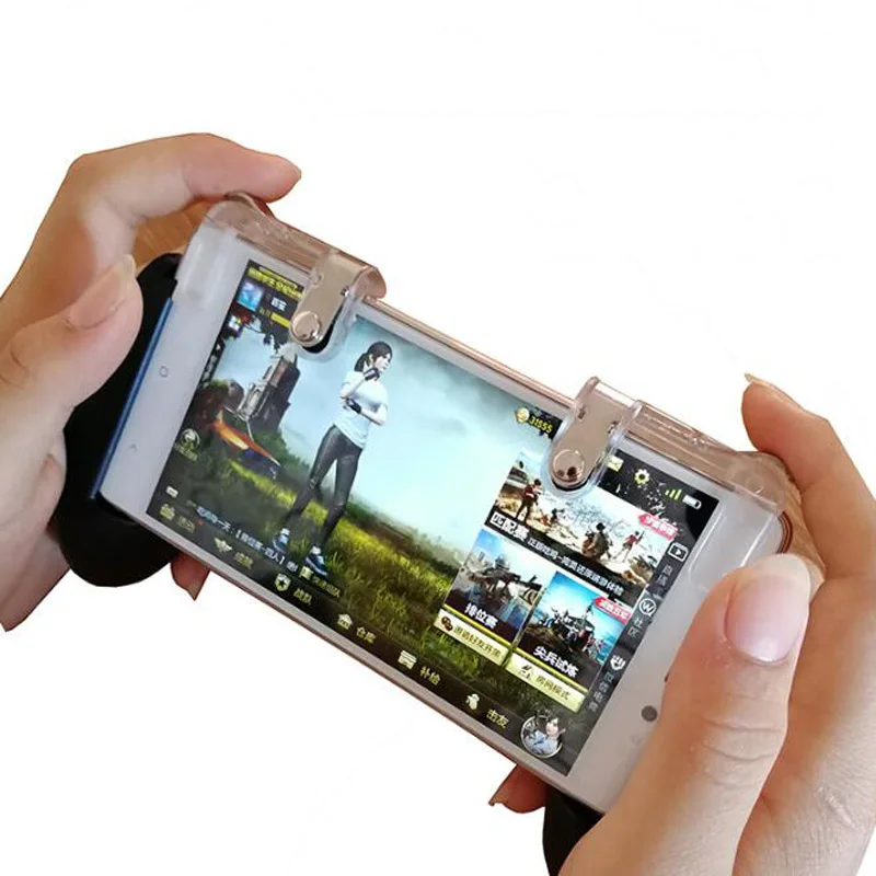 

For PUGB Mobile Game Controller PUBG Mobile Joystick Gamepad Metal L1 R1 Button for iPhone Gaming Pad Android