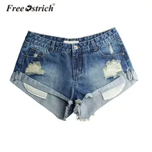 OSTRICH,, рваные джинсы для женщин, сексуальные шорты, высокая талия, джинсы, брюки, Mujer, повседневные джинсовые рваные джинсы Oct9