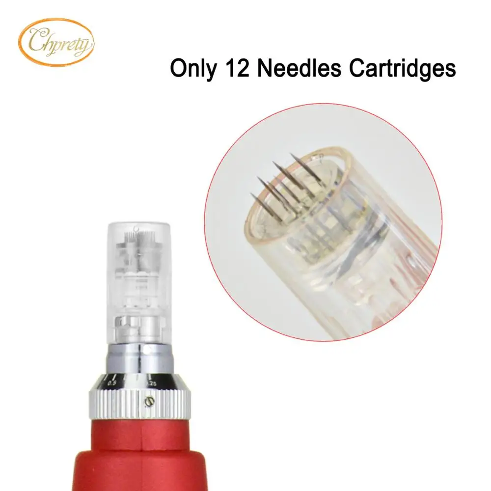 

100piece 12 Needle Pins Disposable Derma Pen Needle Cartridge