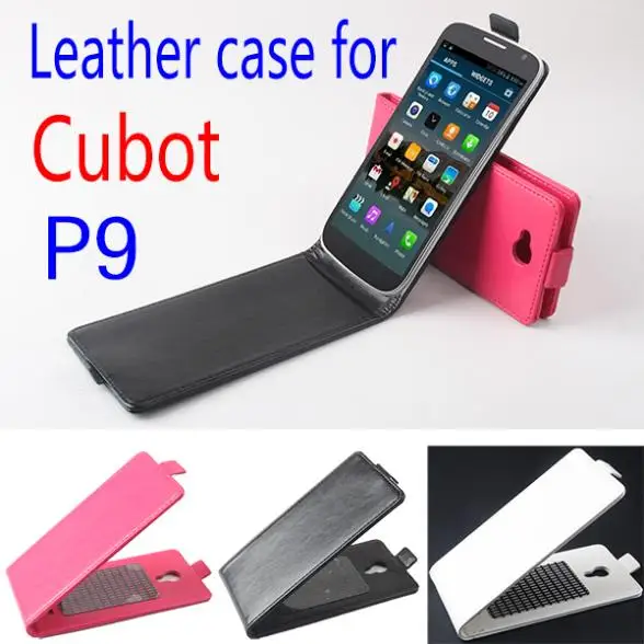 100pcs/lot case for Cubot p9 Genuine Filp Leather Cover Case For Cellphone Free Shipping+touch pen |