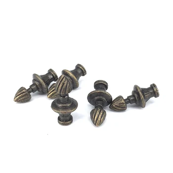 

10PCS Antique Bronze Medicine Cabinet Knob Small Cupboard Handle Jewelry box wooden cases Knobs Handle Pull