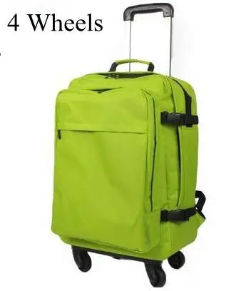 Дорожный рюкзак на колесиках для женщин, сумка для багажа на колесиках, дорожный рюкзак, сумки на колесиках, чемодан на колесиках, дорожная сумка на плечо на колесиках - Цвет: 4 wheels