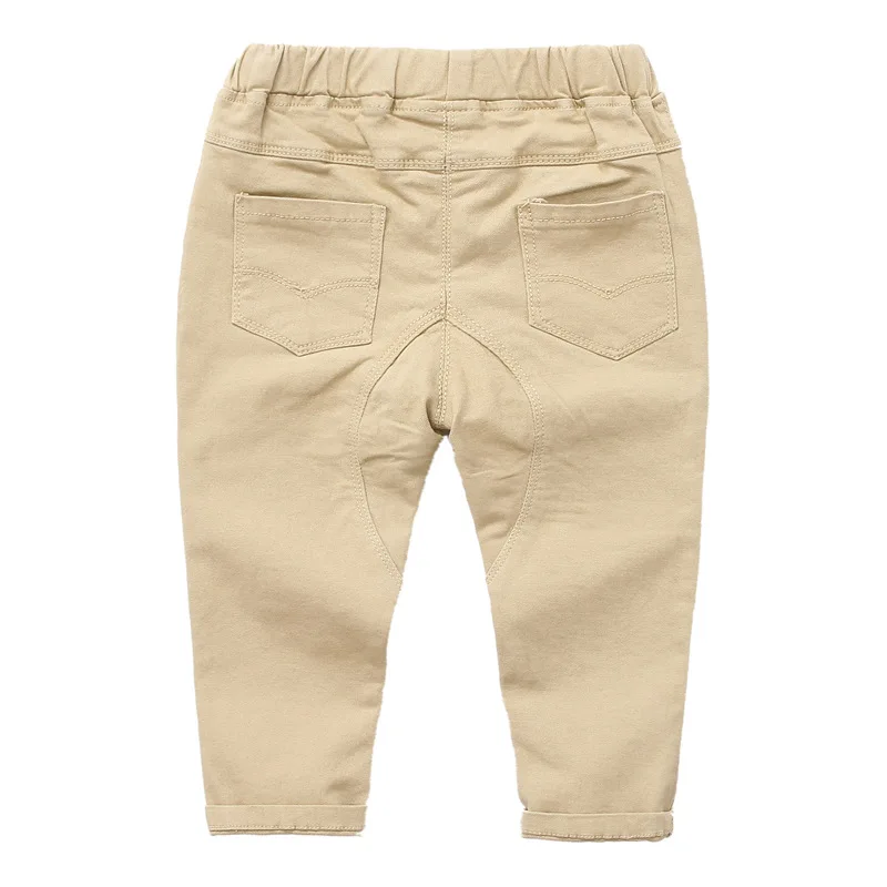 Детские брюки; весенне-осенние узкие брюки для малышей; эластичные брюки с пряжкой для мальчиков; повседневные брюки; от производителя
