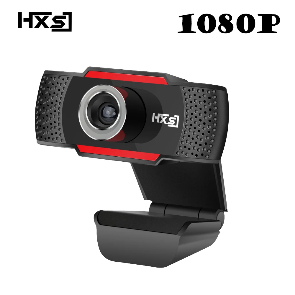 HXSJ HD 1080P веб камера вращающаяся ПК Компьютерная видеозвонки и запись с