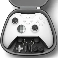 Для xbox ONE Elite контроллер корпус оболочка задняя крышка чехол LB RB Бампер Кнопка прорезиненные ручки сменный джойстик белый