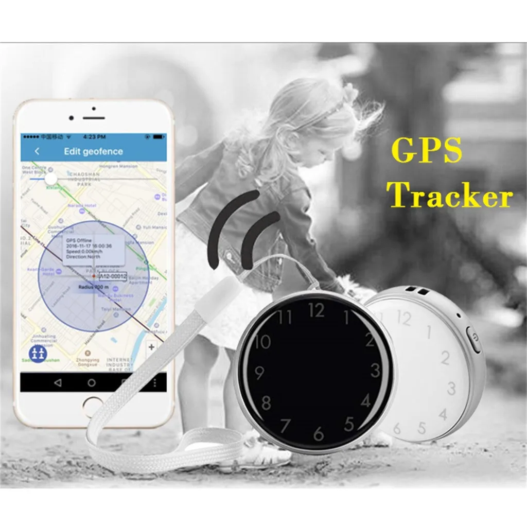 

Mini Waterproof Vehicel GPS Tracker Multi-Function Locate Pocket Watch SOS Alarm Listen Remotely for Car Kids Elder
