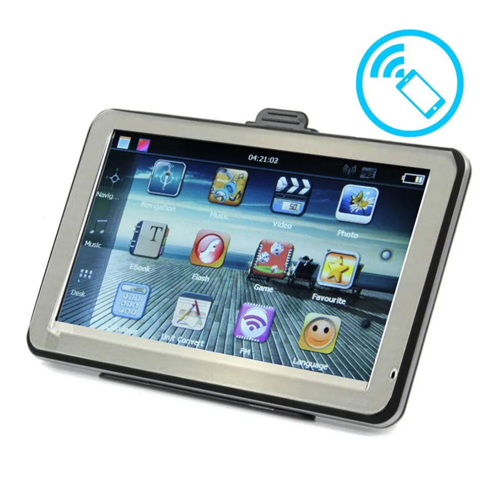 Newest 4 3 Inch 8GB ROM 256M RAM Resistive Touch Screen font b GPS b font