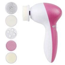 Электрическая щетка для чистки лица лицо поры очищающий массажный аппарат кисточки для женщин кожи тематические товары про рептилий и земноводных красота Spa угрей Remover зарядка через usb розовый