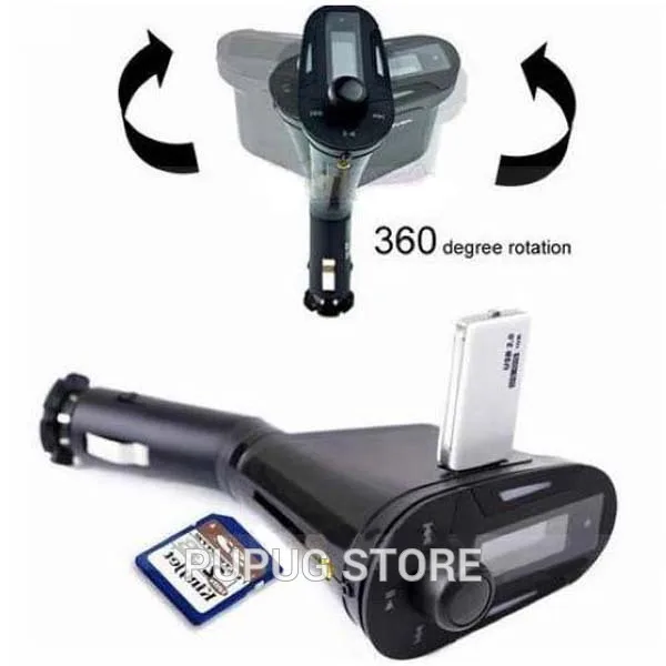 Car MP3 FM Transmittor Charger SD USB Music Player