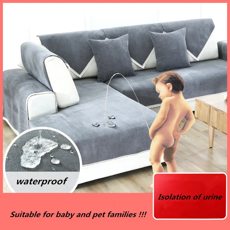 

Europe Waterproof sofa cushion Four seasons universal Non-slip slipcover Pet baby insulation sofa cover custom made sofa towel