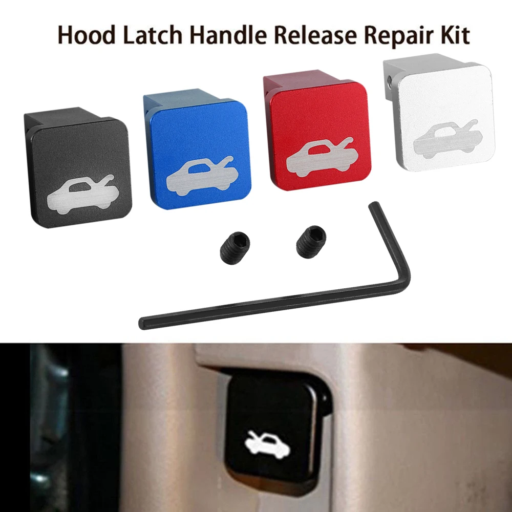 1Set Car Hood Latch Handle Release rod lock latch Repair Tool Kit for