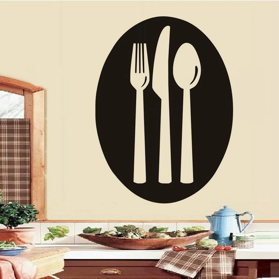 Simple Design Kitchen Wall Sticker Spoon Fork Knife Hollow Out Vinyl Wall Decal Diy Home Decor Dining Room Wallpaper Stickers Simple Design Kitchen Wall Sticker Spoon Fork Knife Hollow Out Vinyl Wall Decal Diy Home Decor Dining Room Wallpaper Stickers