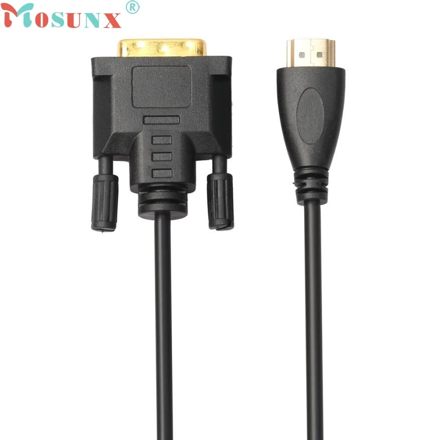 Высококачественный кабель 1 м HDMI DVI штекер внешний адаптер мужской для HDTV HD MAY31|dvi