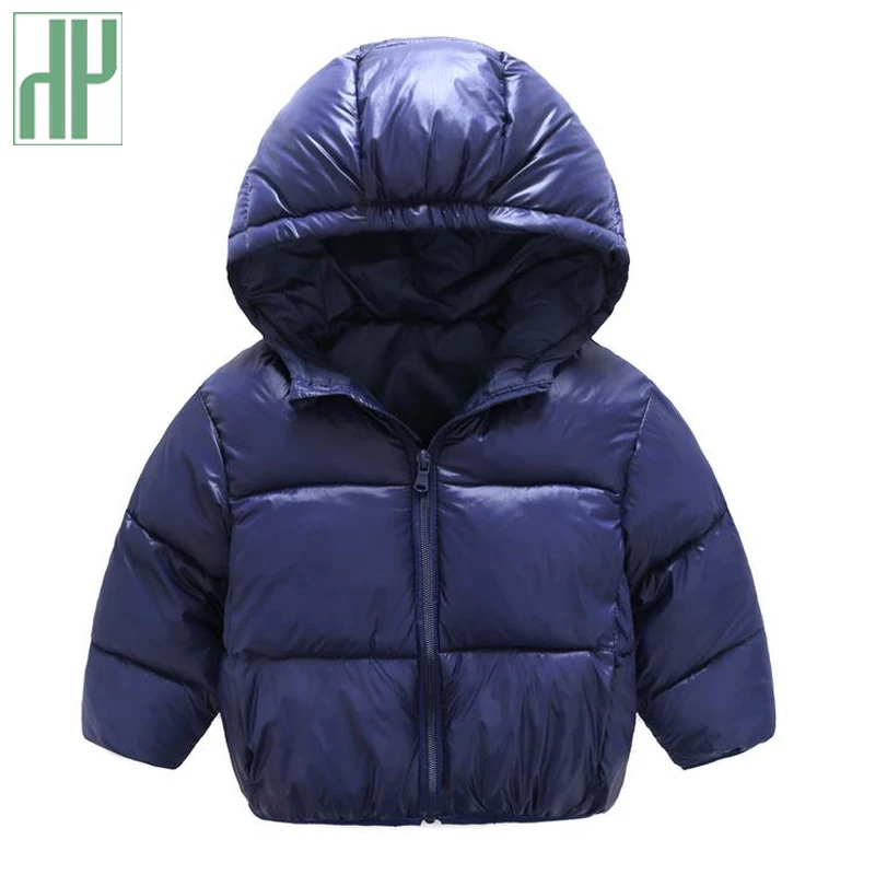 HH Light/парка для маленьких мальчиков, Детские Зимние куртки для девочек, хлопковое утепленное пальто, теплая верхняя одежда с капюшоном