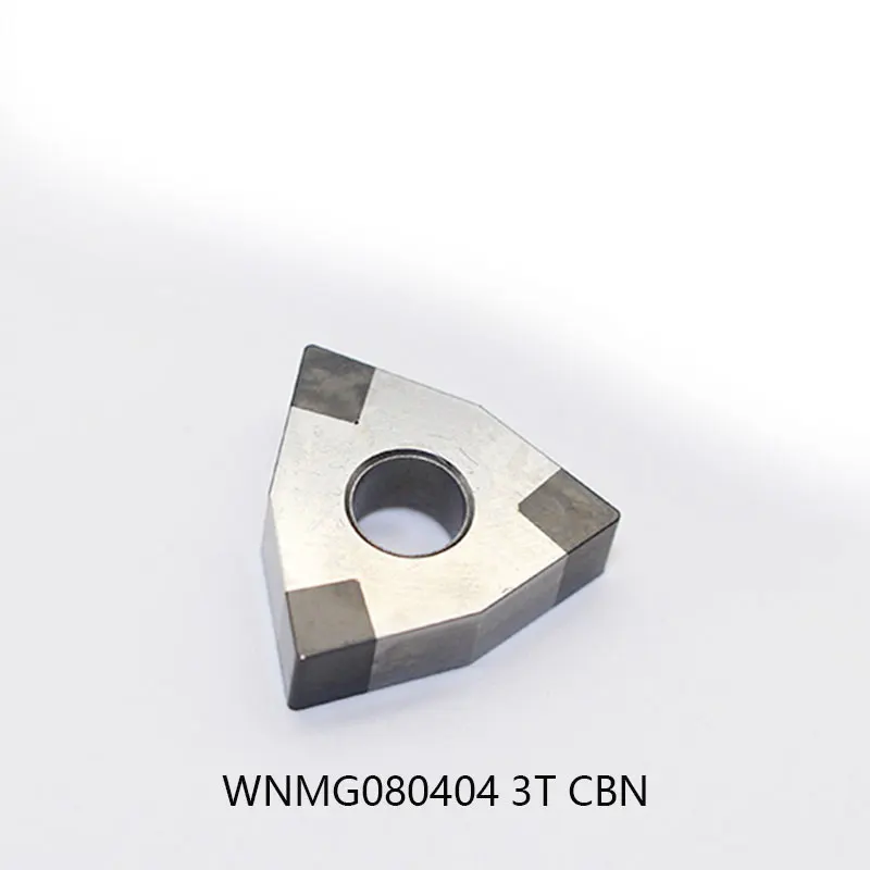 

WNMG080404 CBN 3T CBN 1pcs Boron Nitride Diamond Edged PCBN Insert External Turning Tool CNC Blade
