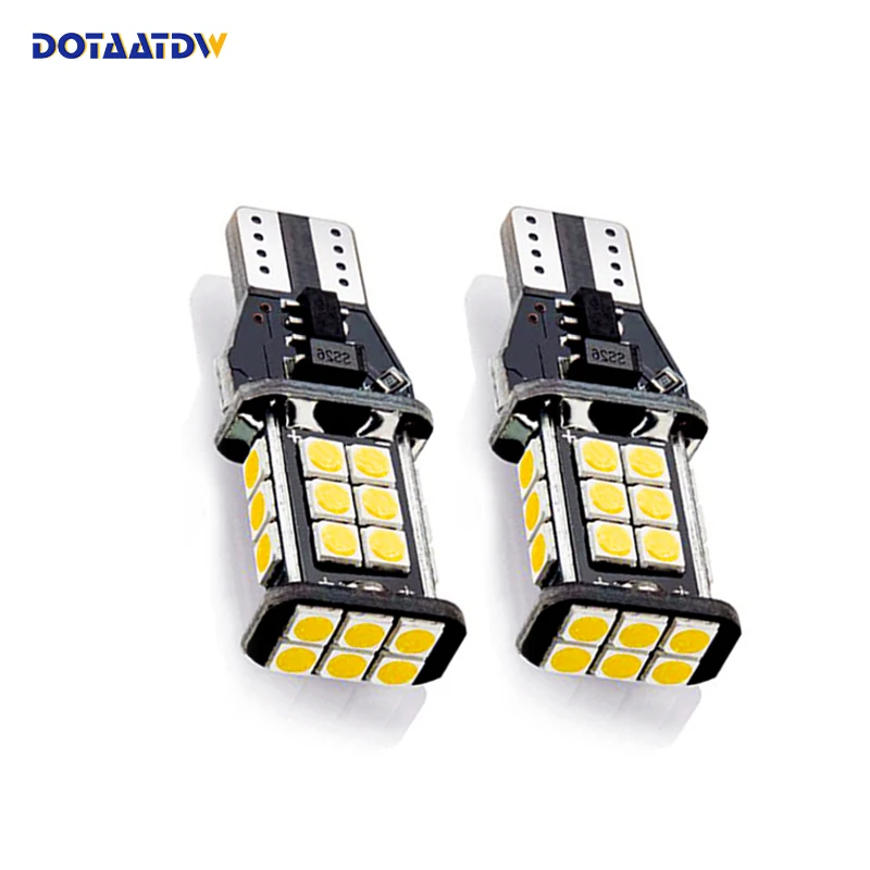 2x новое обновление очень яркий высокой Мощность Canbus 912 921 T15 W16W 3030 24SMD