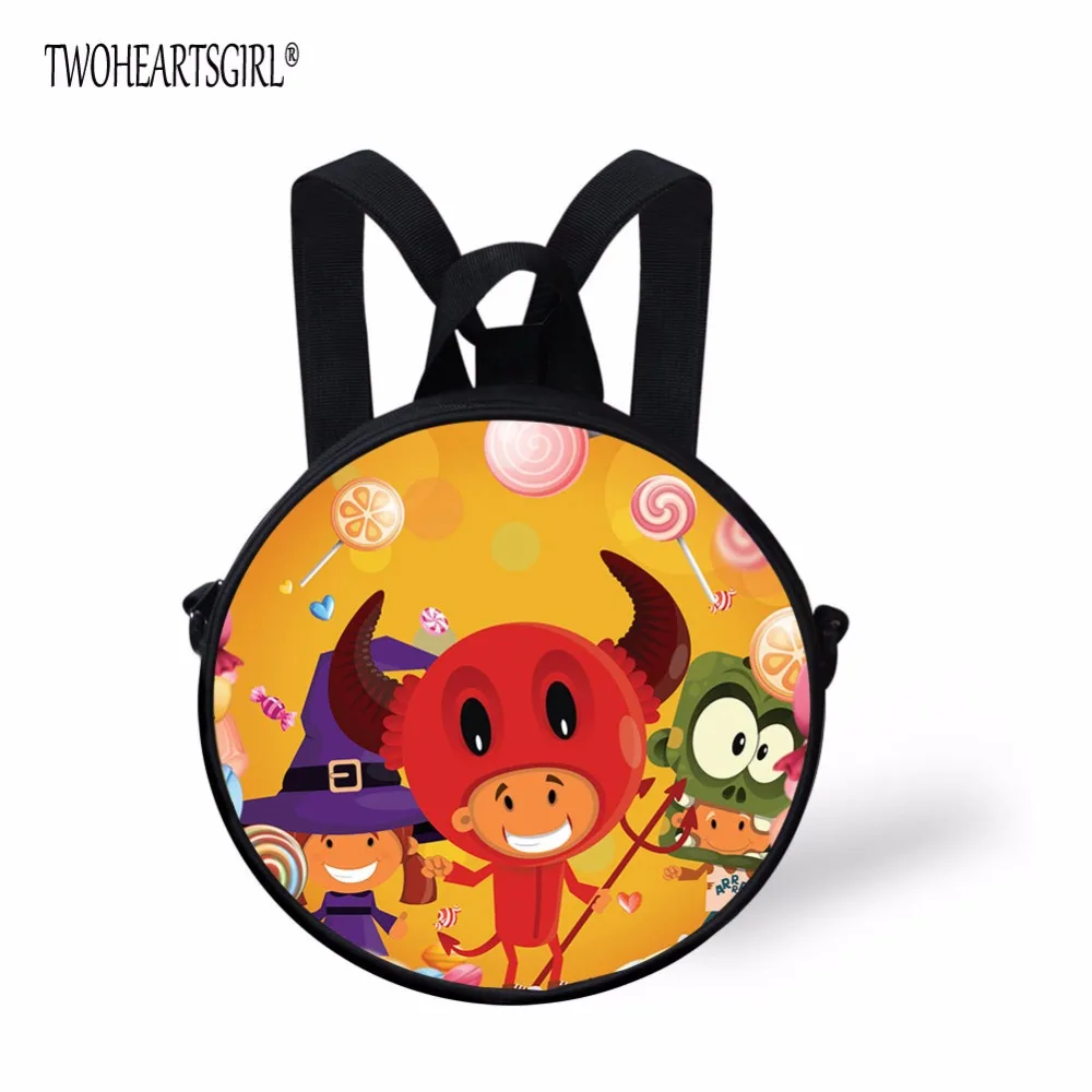 TWOHEARTSGIRL Halloween Designer 10 Inch Baby Schoolbag Round Preschool Baby Kids Kindergarten Bookbag Child Carry on Small Bag baby-bags-for-girl : image TWOHEARTSGIRL Halloween Designer 10 Inch Baby Schoolbag Round Preschool Baby Kids Kindergarten Bookbag Child Carry on Small Bag baby-bags-for-girl
