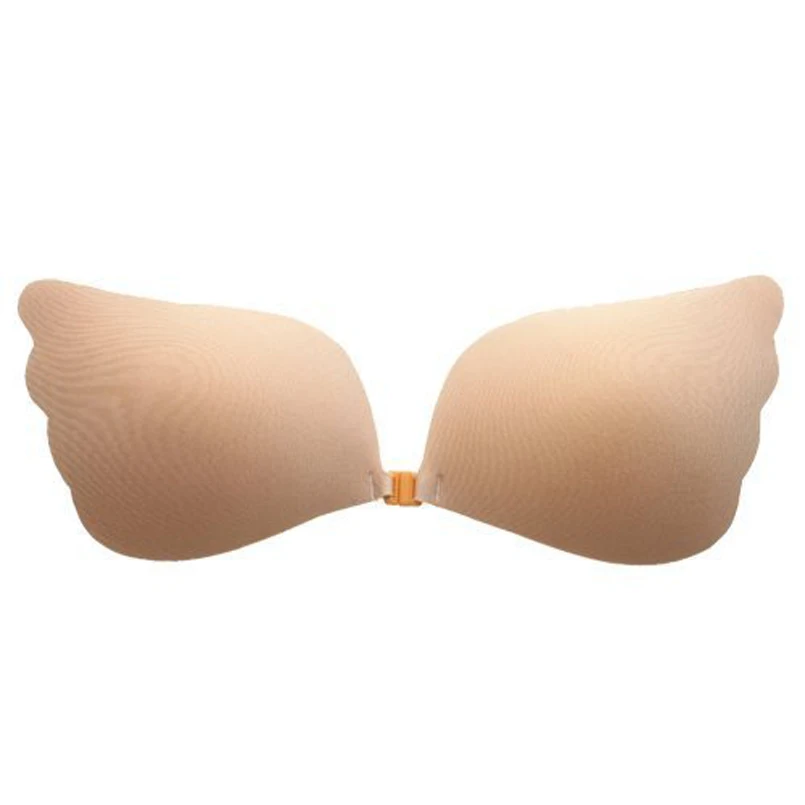 Women Fly Bra Strapless Silicone Push Up Invisible Lady Intimates Self Adhesive Bralette Plus